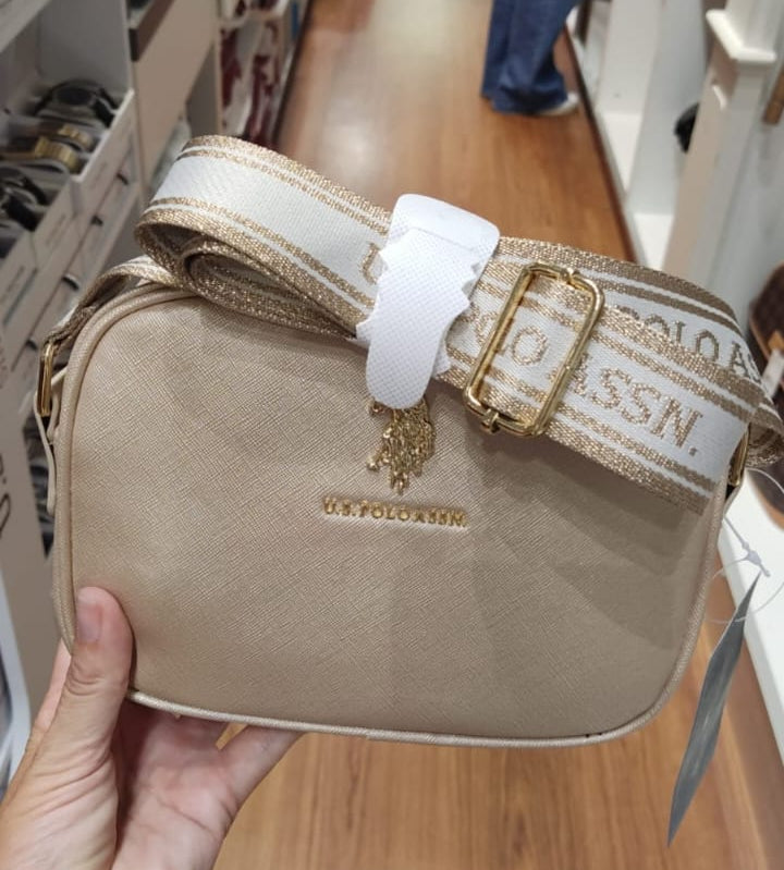 Bolso cruzado / Dorado / US POLO / MISC 2026