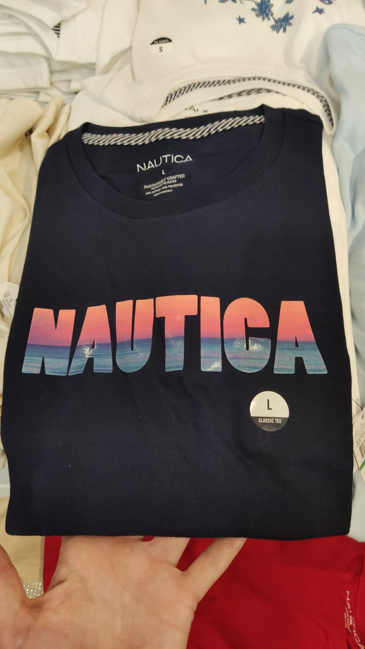 Blusa mujer (cuello redondo) AZUL / NAUTICA - Talla L
