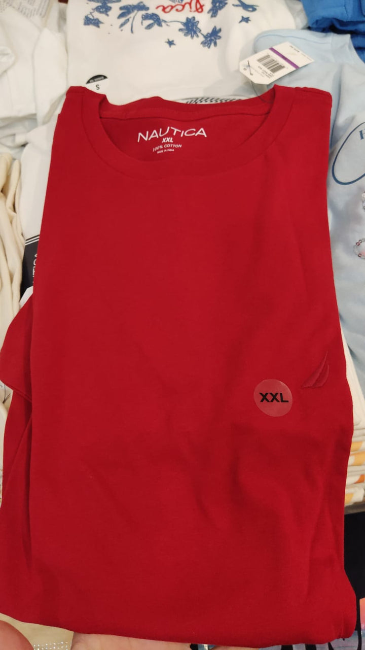 Blusa Hombre (cuello redondo) Rojo / NAUTICA - Talla XXL