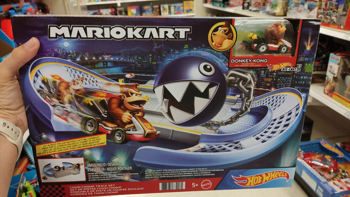 Juguetes / Set de pista Mario Kart Chain Chomp / Hot Wheels / T091726-12493