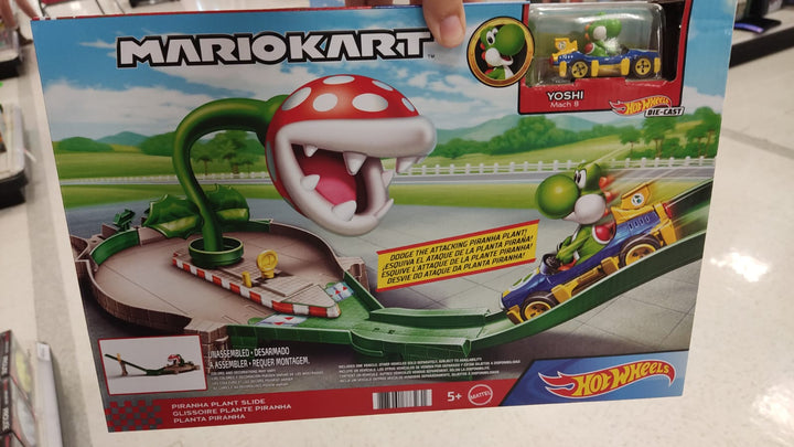 Juguetes / Set de pista Mario Kart Kart Piranha Plant Slide / Hot Wheels / T091726-12493