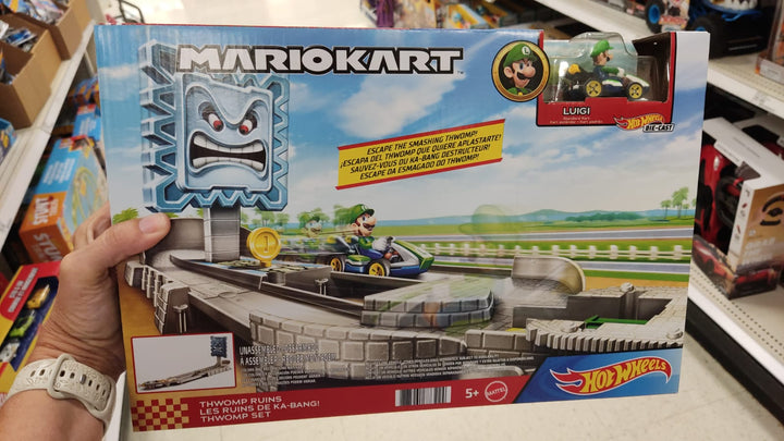 Juguetes / Set de pista Mario Kart Thwomp Ruins / Hot Wheels / T091726-12493