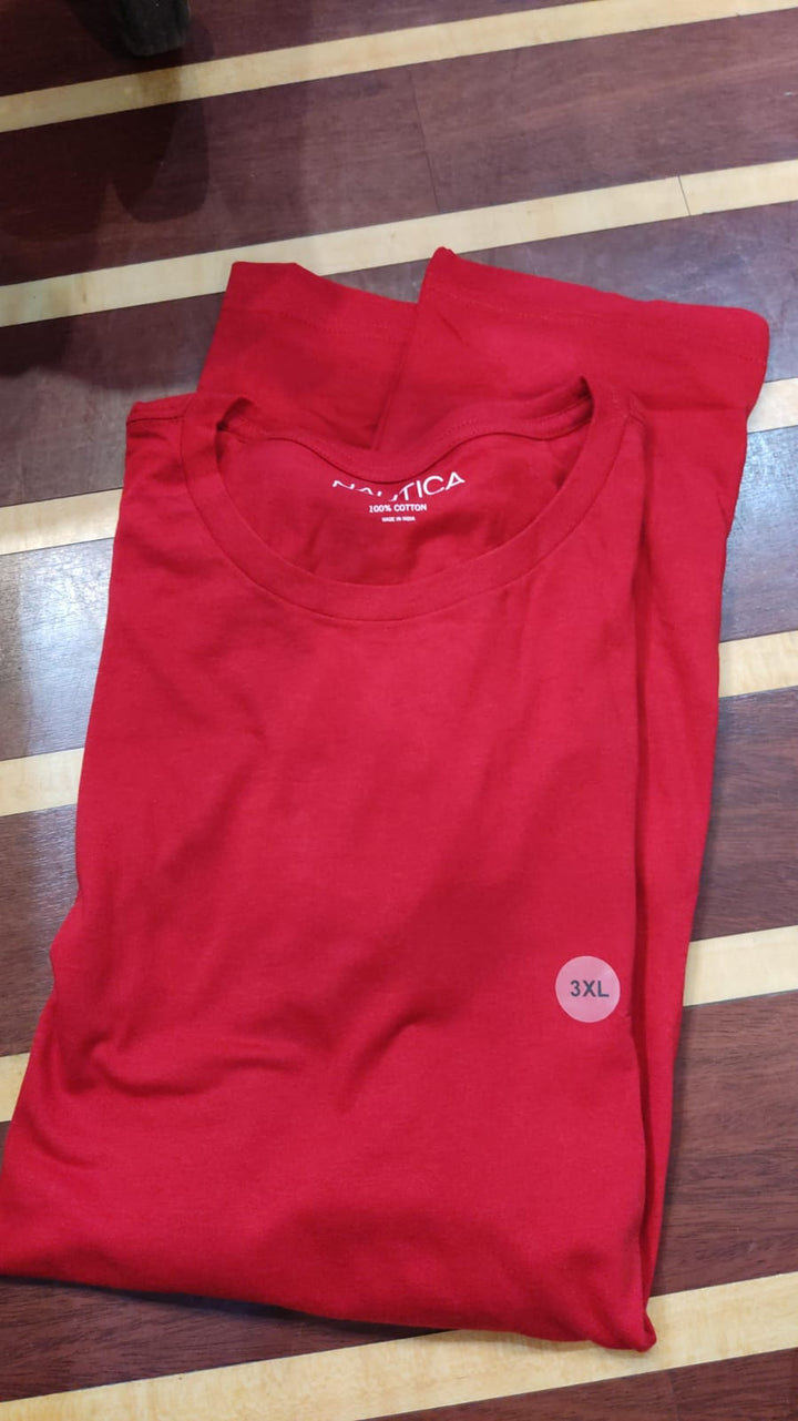Camiseta de Hombre Roja Nautica- Talla 3XL