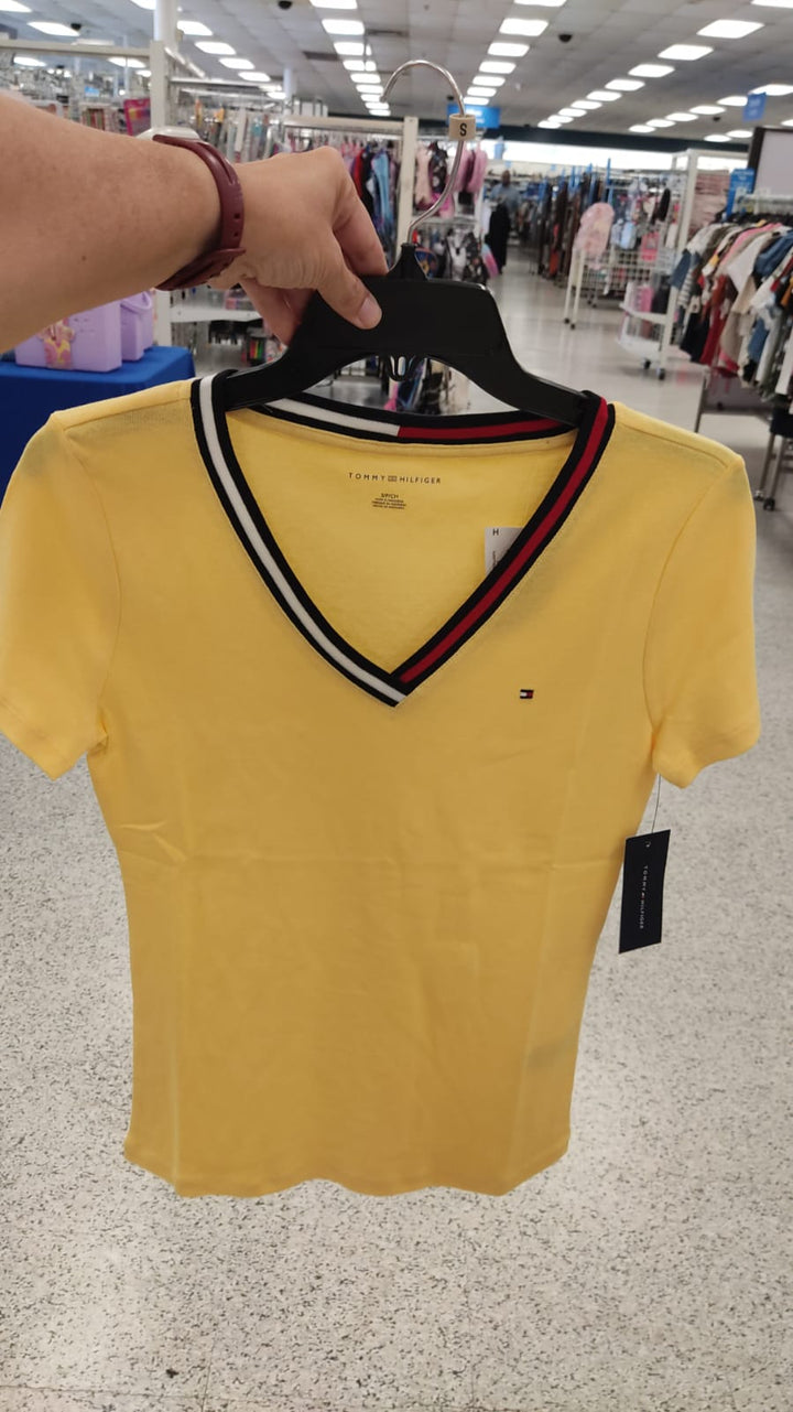 Blusa Mujer / Manga Corta / Amarila / TH / R092426-6236-0