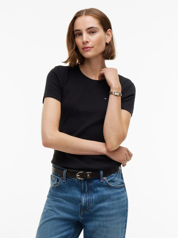 AP / Blusa mujer (cuello redondo) TH - Talla L / Negro