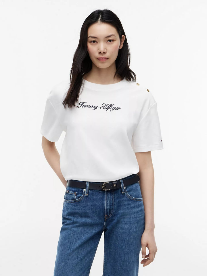 AP / Blusa mujer (logo en cursiva) TH - Talla M