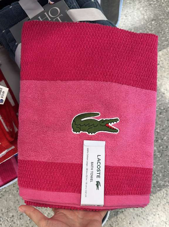 Hogar / Toalla de Baño / Lacoste / Aprox. 76 cm x 132 cm / R100326-6246-6