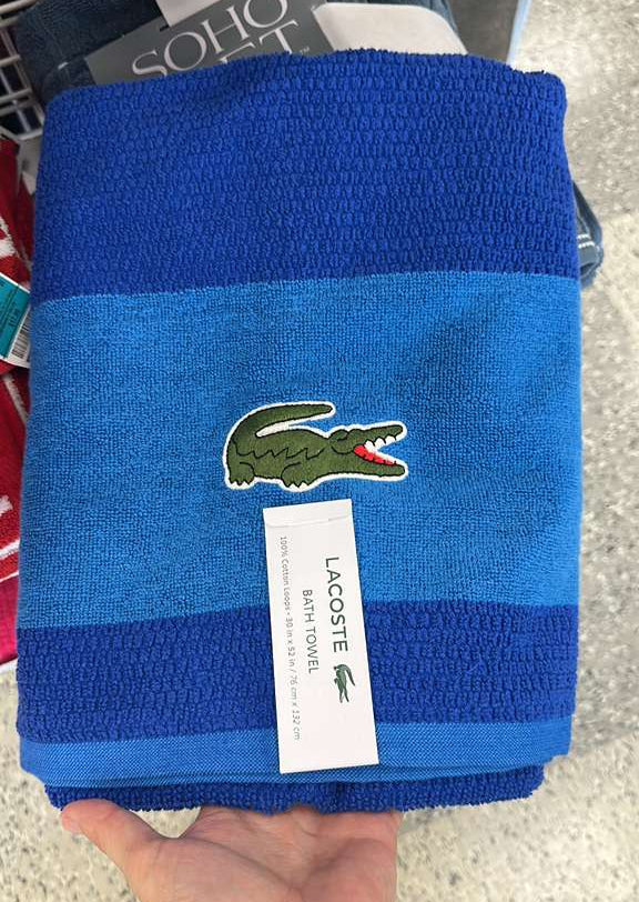Hogar / Toalla de Baño / Lacoste / Aprox. 76 cm x 132 cm / R100326-6246-6