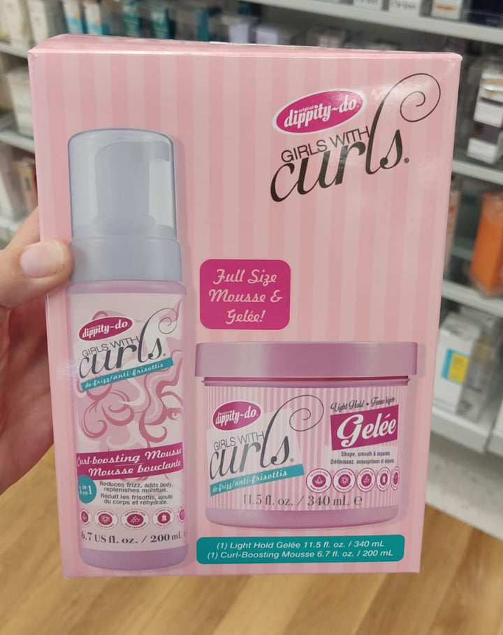 Cuiado personal / Kit de estilizado para cabello rizado / Dippity-do Girls with Curls / TJ100326-9088