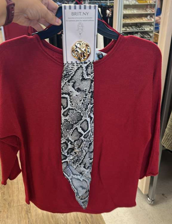 Blusa mujer / manga larga / BRIT.NY. / MRS100425-7604