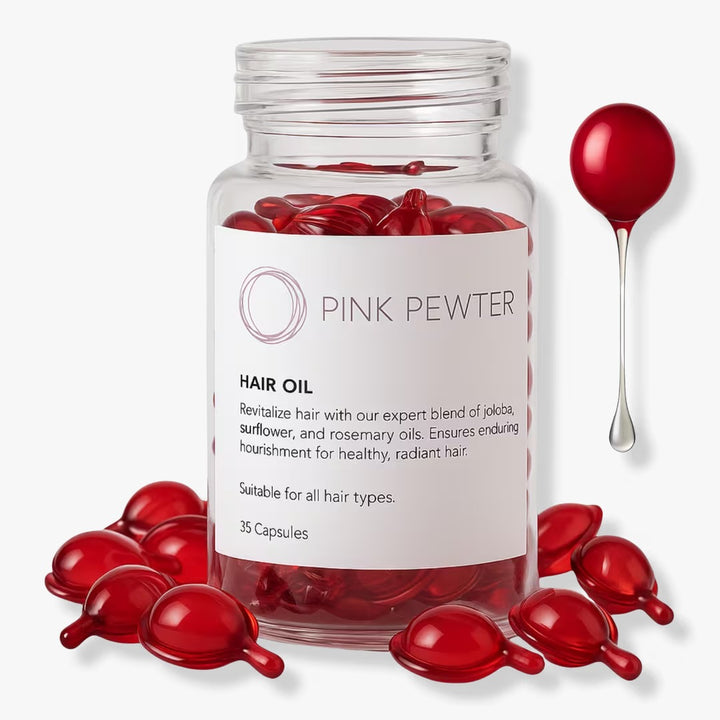DC / Cápsulas de aceite ligero para el cabello / 35 unidades/ Pink Pewter