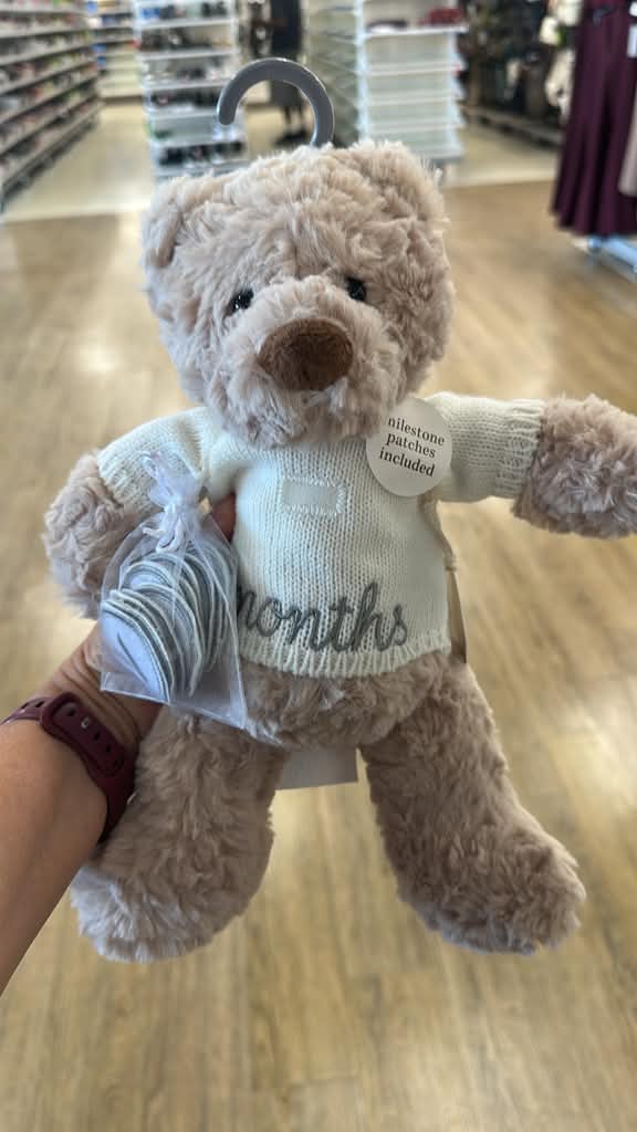 Juguetes / Peluche Beige / con Juego de discos para marcar los meses del bebé / ZZ / MRS102426-5941