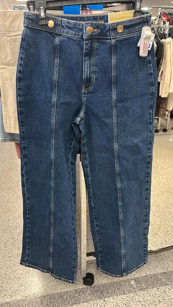 Pantalón /  Mujer  jeans azul/ Pierna Ancha/ MK / R102926-6272-0