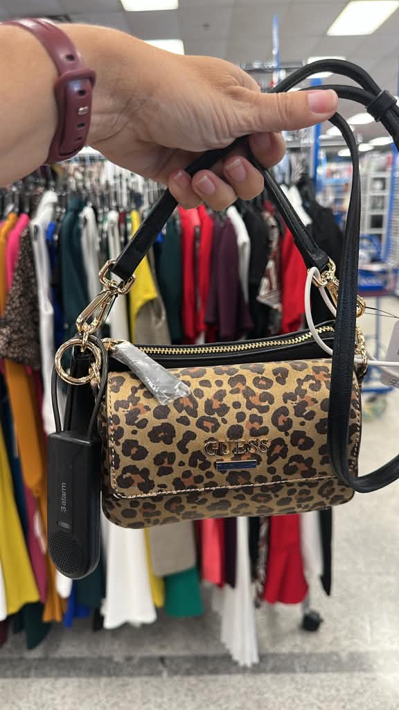 Bolso Cruzado / 2 en 1 /  Estampado de leopardo / GUESS / R102926-6272-0