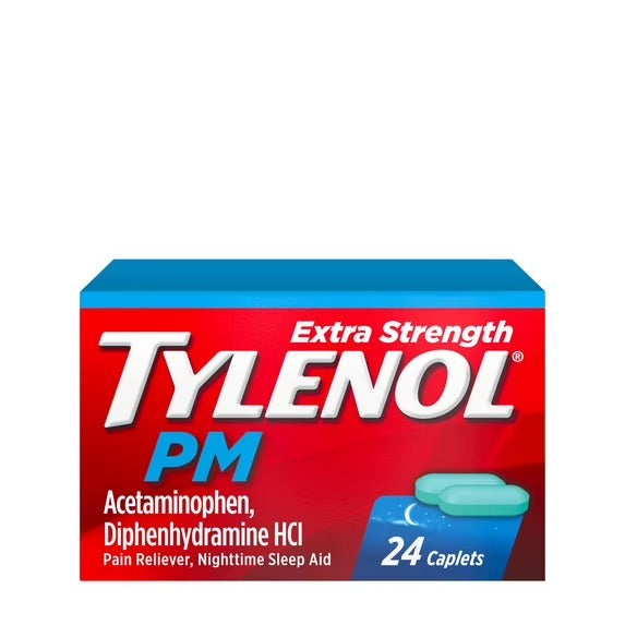 AP / Tylenol PM Extra Strength / 24 Tabletas