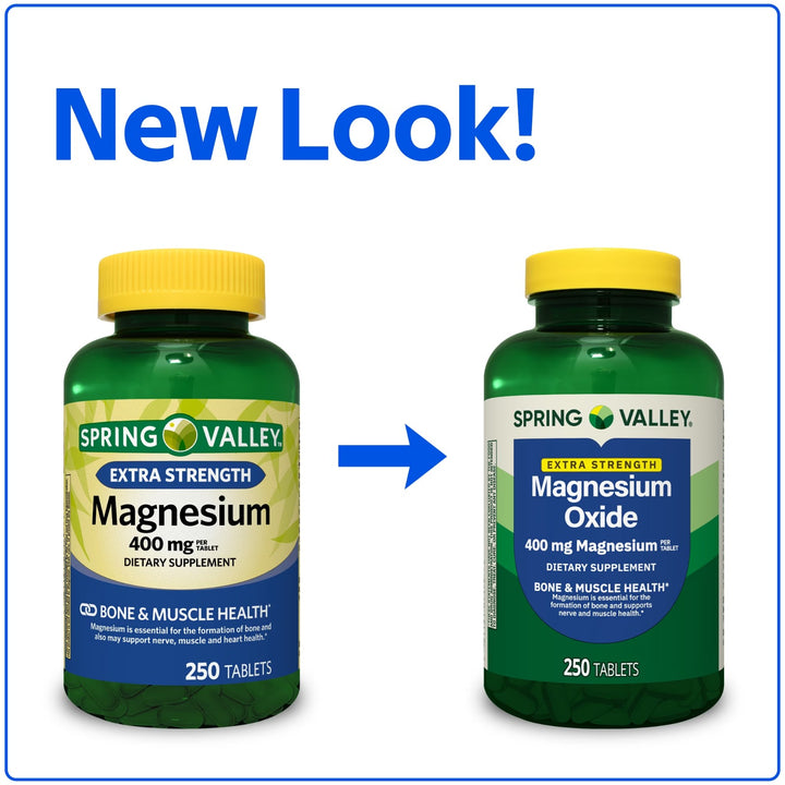 AP / Spring Valley Extra Strength Magnesium 400 mg / 250 tabletas