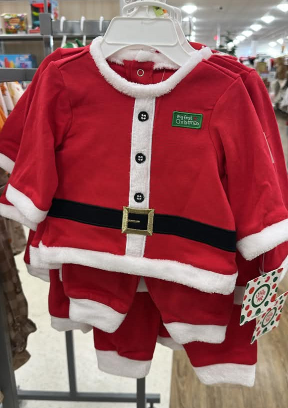 Ropa infantil / Conjunto de Bebé / My First Christmas / 2 piezas / LITTLE ME / MRS111526-000-VG