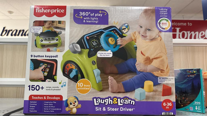 Juguetes / Laugh & Learn Sit & Steer Driver / Fisher-Price / MRS111526-000-VG