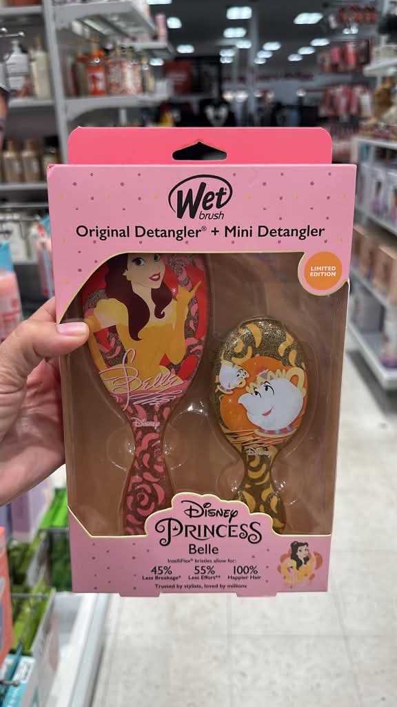 Cuidado personal / Original Detangler + Mini Detangler de Disney Princess Belle / WET / TJ111626-647
