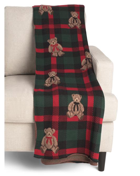 DC / Manta de osito de peluche a cuadros / TJ11 2026