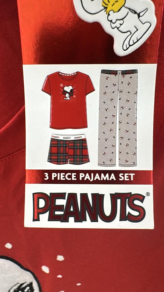 Pijama / Mujer / 3 piezas / PEANUTS / MRS111926-6588