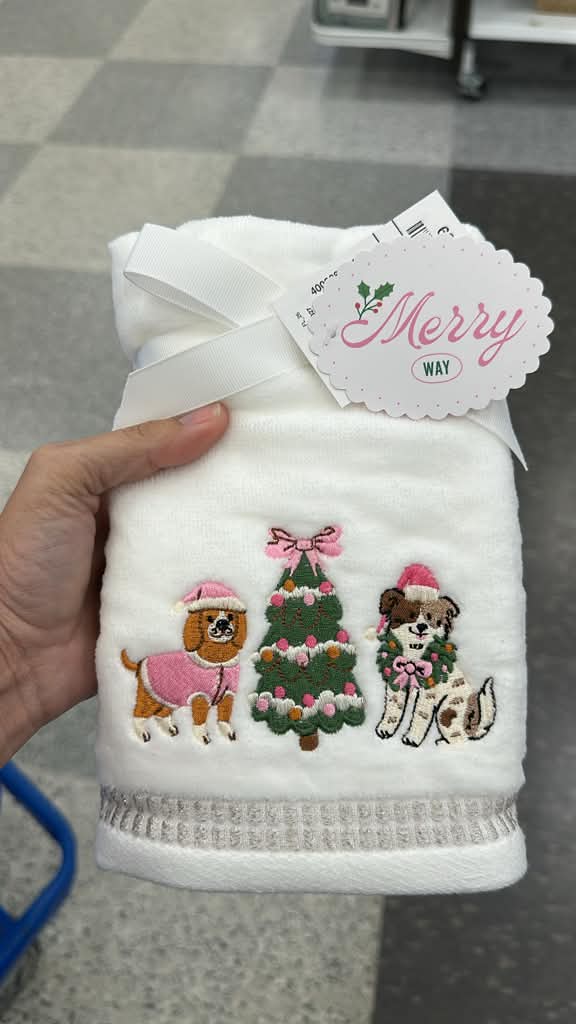Hogar / Navidad / Juego de 2 Toallas de Mano / Merry / R112126-6294-1