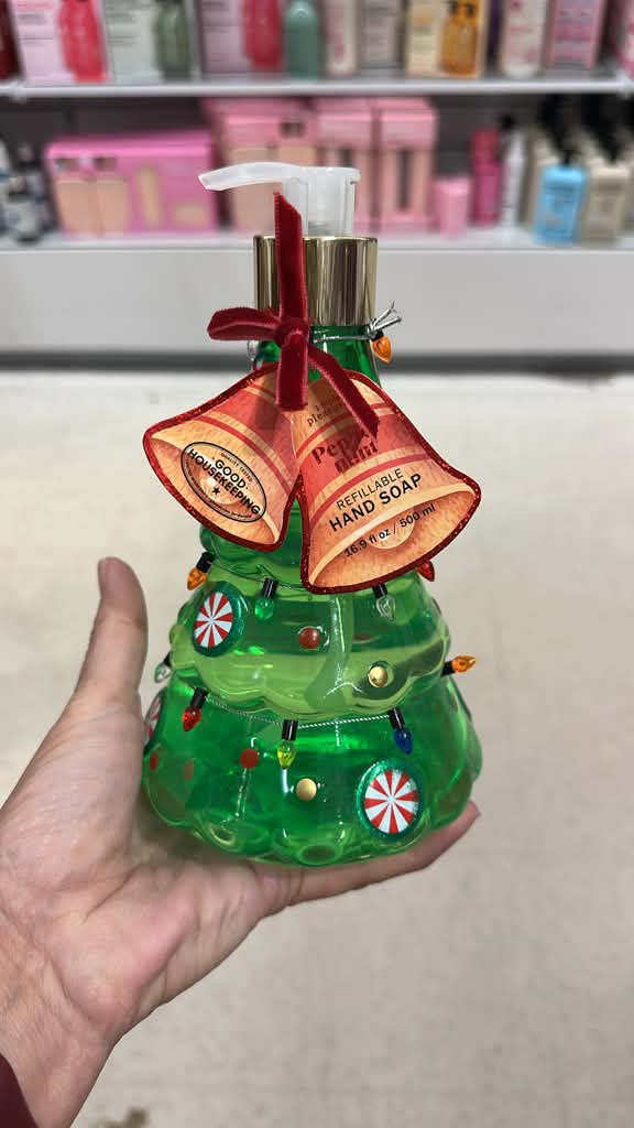 Hogar / Navidad / dispensador de jabón para manos / árbol de Navidad verde / MRS112126-367