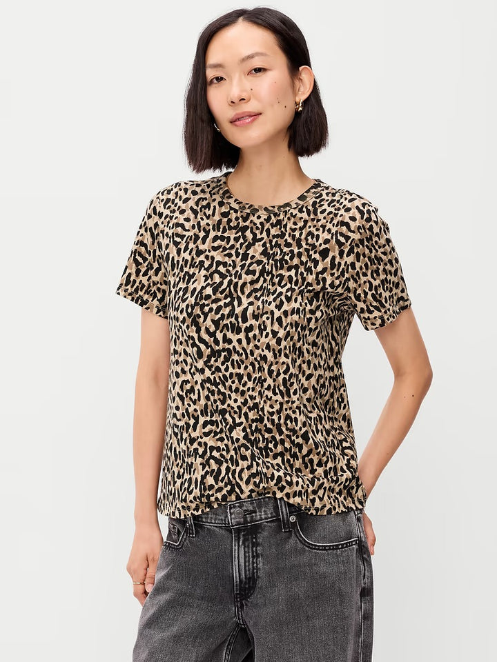 AP / Blusa mujer (animal print) OLD NAVY - Talla M