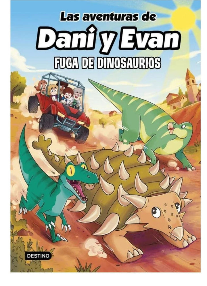 AP / Las aventuras de Dani y Evan 16. Fuga de dinosaurios / 144 páginas / Pasta dura / Idioma (Español)
