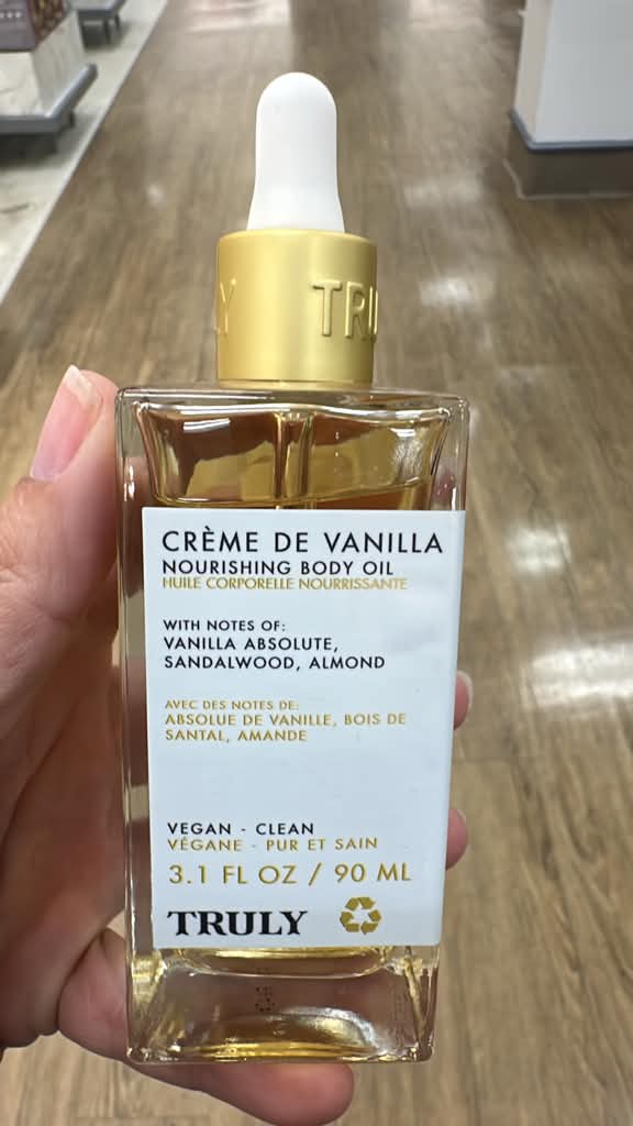 Cuidado personal / Crème de Vanilla Nourishing Body Oil / 90ml (Presentacion sin caja) / Truly /  MRS111326-9607