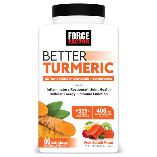 Vitamina / Suplemento / FORCE FACTOR - Better Turmeric  / 60 Soft Chews