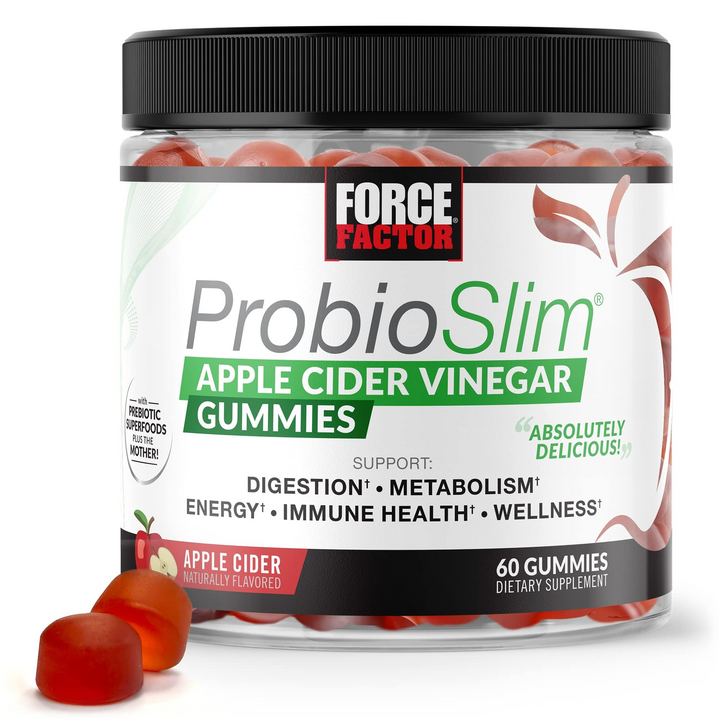 Vitamina / Suplemento / Probiótico / FORCE FACTOR - ProbioSlim Apple Cider Vinegar  / 60 Gummies