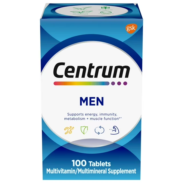 Vitamina / Suplemento / Hombre / CENTRUM - Men / 100 Tabletas