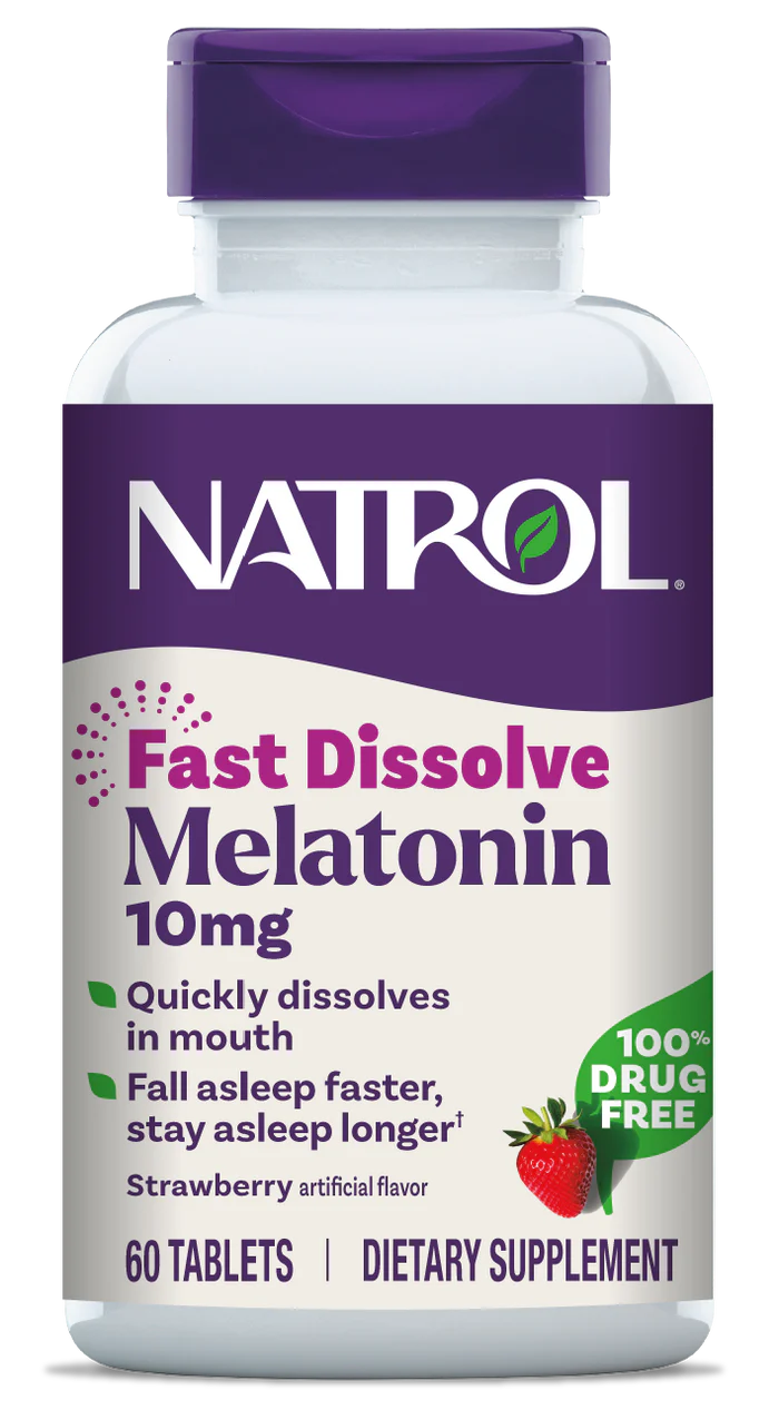 Vitamina / Suplemento / Melatonina / NATROL - Melatonin Fast Dissolve 10mg