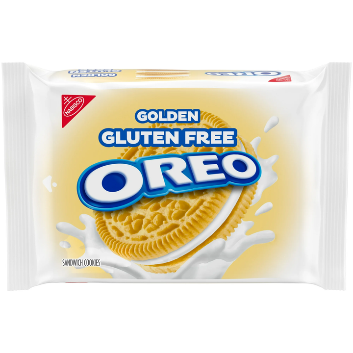 Antojos / Galletas / Gluten Free / OREO - Galletas Sándwich Doradas sin Gluten / 12.08 oz