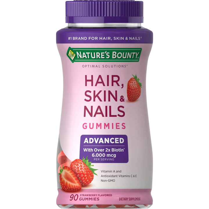 Vitamina / Suplemento / Cabello, Piel, Uñas / Biotina / NATURE'S BOUNTY - Advanced Hair Skin & Nails Gummies