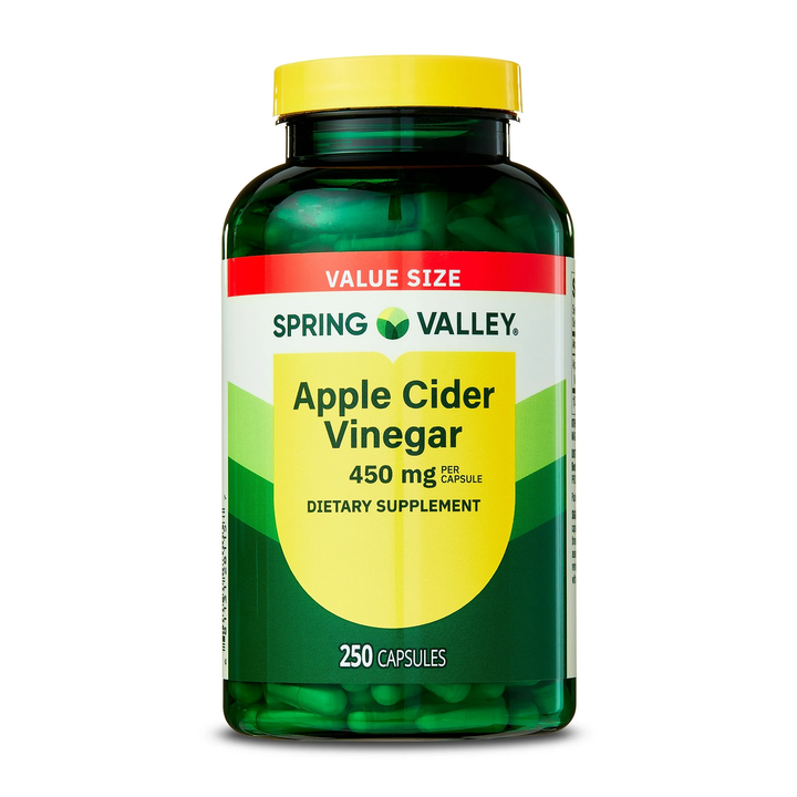 Vitamina / Suplemento / Vinagre de Manzana / SPRING VALLEY - Apple Cider Vinegar 450 mg / 250 Capsules
