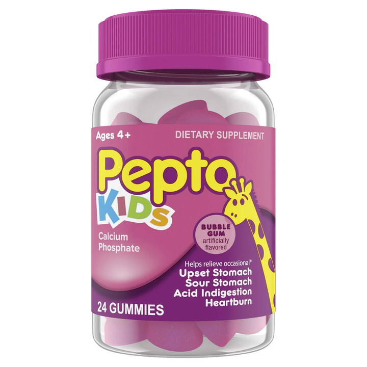 Medicamento / Digestión y Náuseas / Antiácidos / PEPTO KIDS - Helps Relieve Occasional Upset Stomach / 24 Gummies