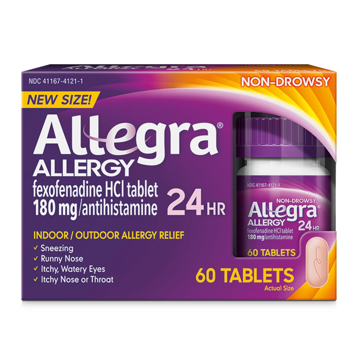 Medicamento / Alergias / Congestión Nasal / ALLEGRA - 24HR Allergy Relief / 60 Tablets