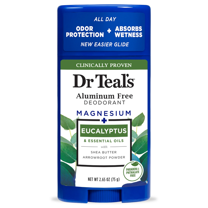 Higiene personal / Desodorante en Barra / Dr Teal's - Aluminum Free Deodorant Eucalyptus / 2.65 oz