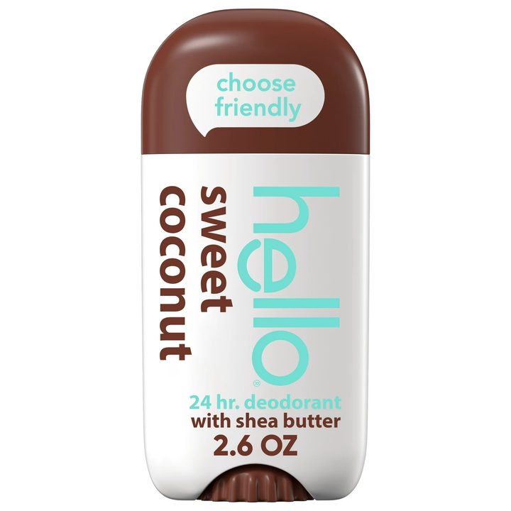 Higiene personal / Desodorante en Barra / HELLO - Sweet Coconut Aluminum Free Deodorant / 2.6 oz