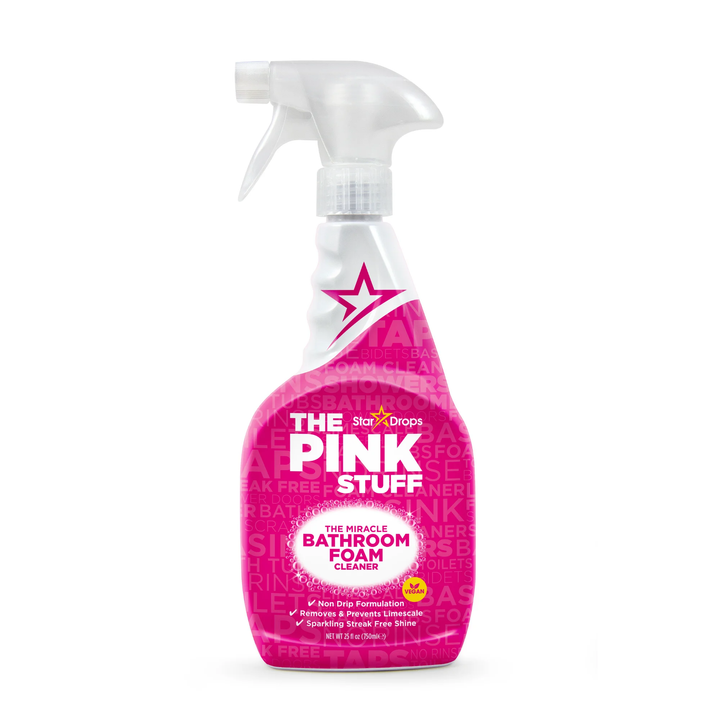 Hogar / Limpiador Multiusos / StarDrops - The Pink Stuff The Miracle Bathroom Foam Cleaner / Spray 750 mL