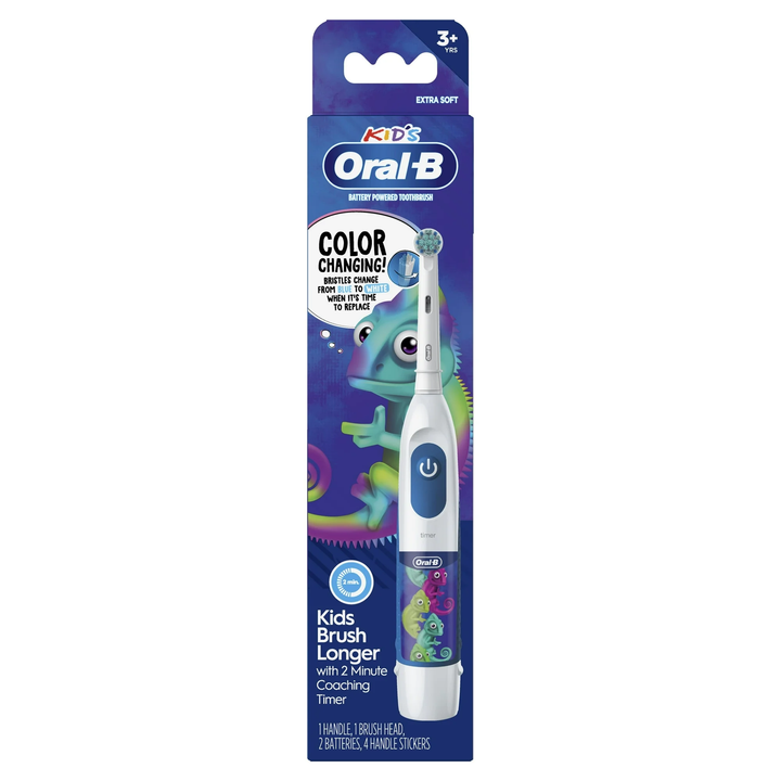 Higiene dental / Cepillo de Dientes / Infantil / Oral-B Kid's - Battery Powered Toothbrush with Color Changing