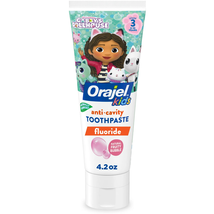 Higiene dental / Pasta Dental / Infantil / Orajel Kids - Cavity Fluoride Toothpaste Gabby's Dollhouse / 4.2 oz