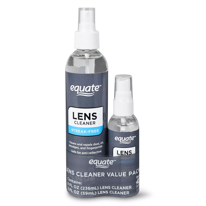 Limpieza / Anteojos / EQUATE - Lens Cleaner Streak-Free  / 2 unidades