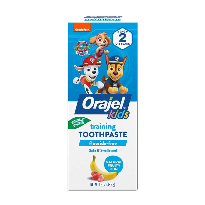 Higiene dental / Pasta Dental / Infantil / Orajel Kids - Fluoride-Free Training Toothpaste Paw Patrol / 1.5 oz