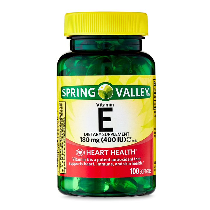 Vitamina / Suplemento / Salud Del Corazón / SPRING VALLEY - Vitamin E 180 Mg (400 IU) / 100 Softgels