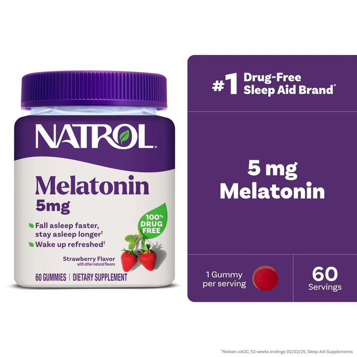 Vitamina / Suplemento / Apoyo del Sueño / Melatonina / NATROL - Melatonin 5mg