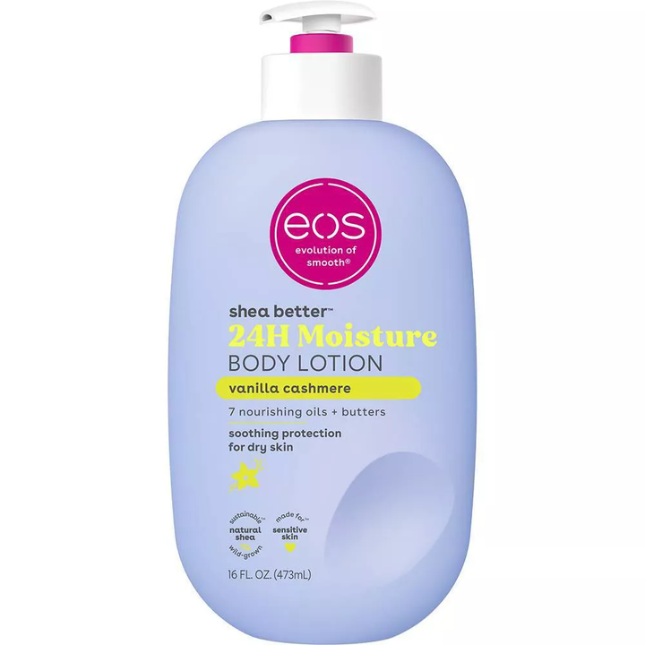 EOS / Shea Better Moisture Body Lotion / Vanilla Cashmere / 16 fl oz (473ml)