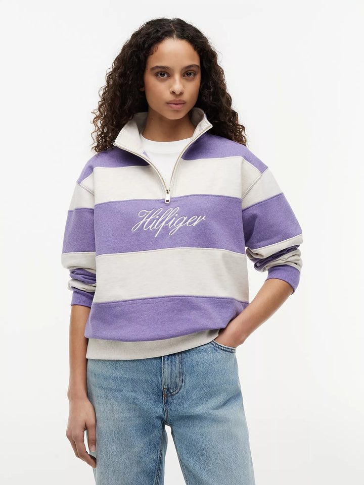 Suéter mujer / Raya morada / TH / Talla M